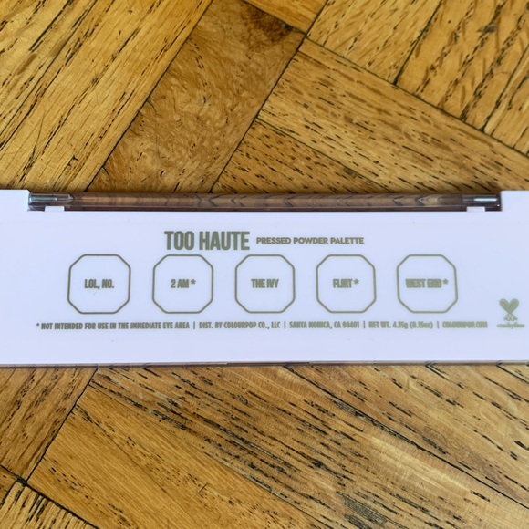 ColourPop Too Haute Eyeshadow Palette - Vibrant Pink and Red Tones - Picture 4 of 6